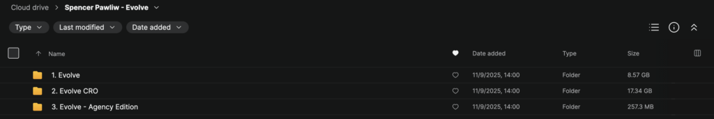 Spencer Pawliw – Evolve Update