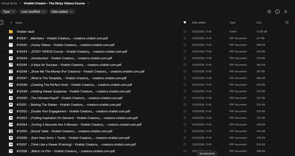 Viralish Creator – The Stcky Videos Course