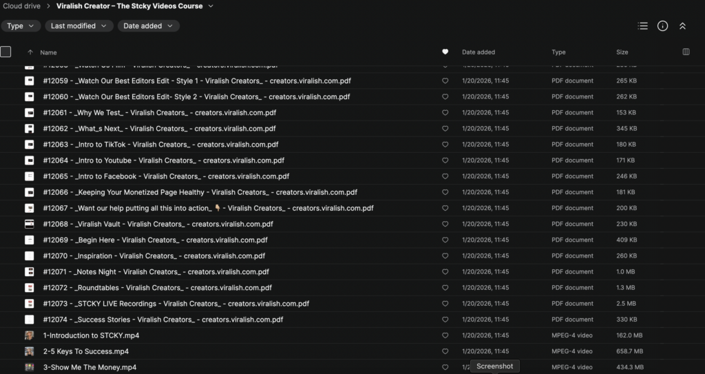 Viralish Creator – The Stcky Videos Course
