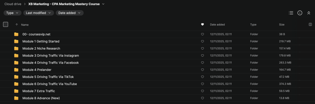 XB Marketing – CPA Marketing Mastery Course