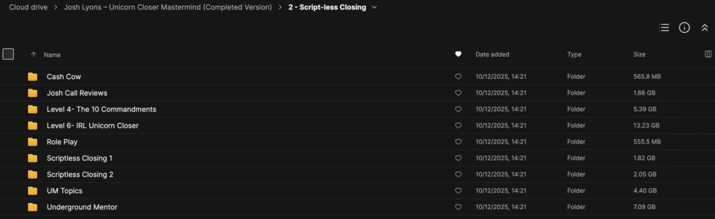 Josh Lyons – Unicorn Closer Mastermind (Completed Version)