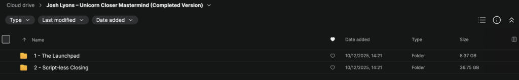 Josh Lyons – Unicorn Closer Mastermind (Completed Version)