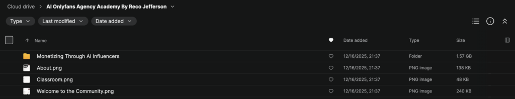 Reco Jefferson – AI Onlyfans Agency Academy