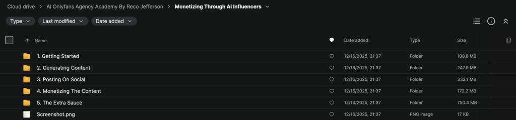 Reco Jefferson – AI Onlyfans Agency Academy