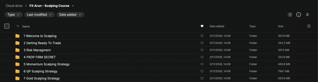 FX Arun – Scalping Course