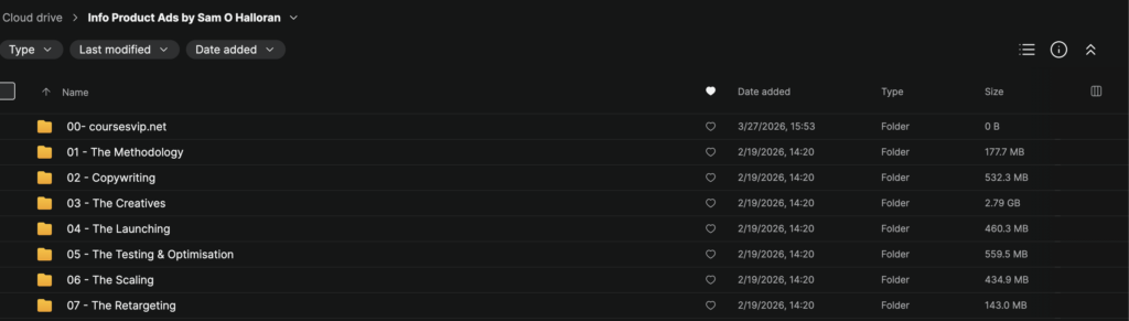 Sam O Halloran – Info Product Ad