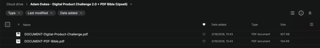 Adam Dukes – Digital Product Challenge 2.0 + PDF Bible (Upsell)