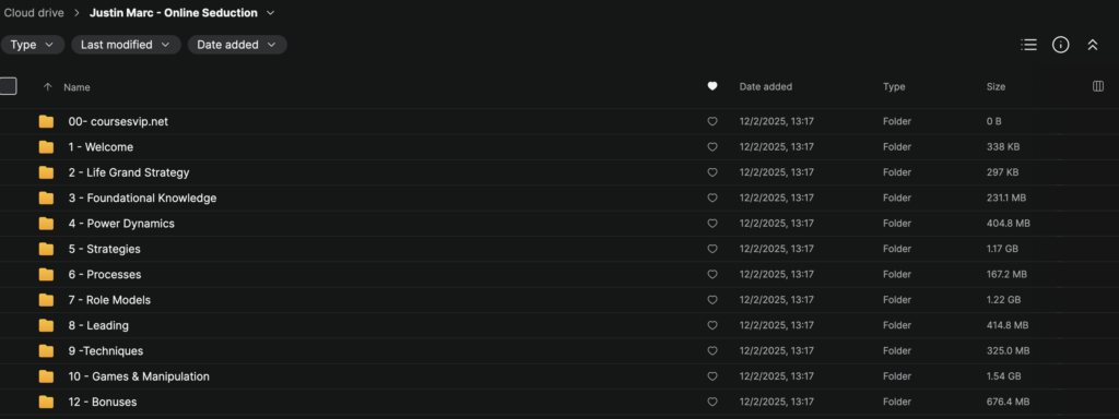 Justin Marc – Online Seduction