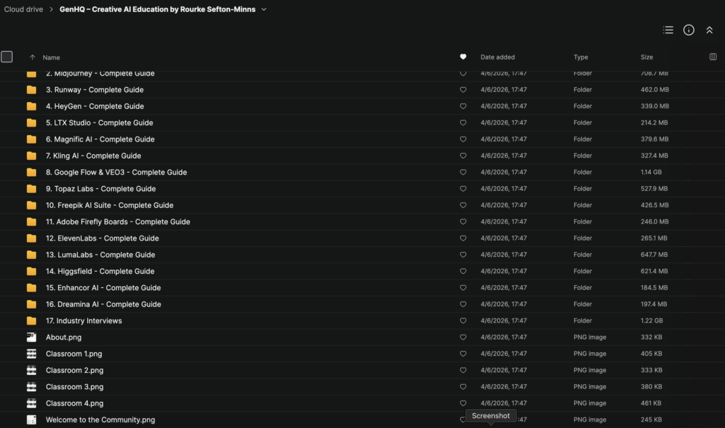 GenHQ – Creative AI Education by Rourke Sefton-Minns