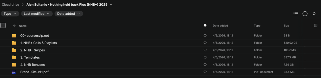 Alen Sultanic – Nothing held back Plus (Sept 2025)