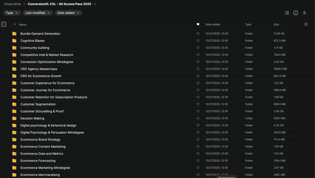 ConversionXL CXL – All Access Pass 2025