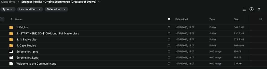 Spencer Pawliw – Evolve + Origins Ecommerce Pack (April 2026)