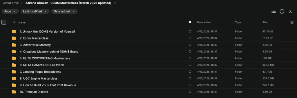 Ecom Mastery by Zakaria Airakaz