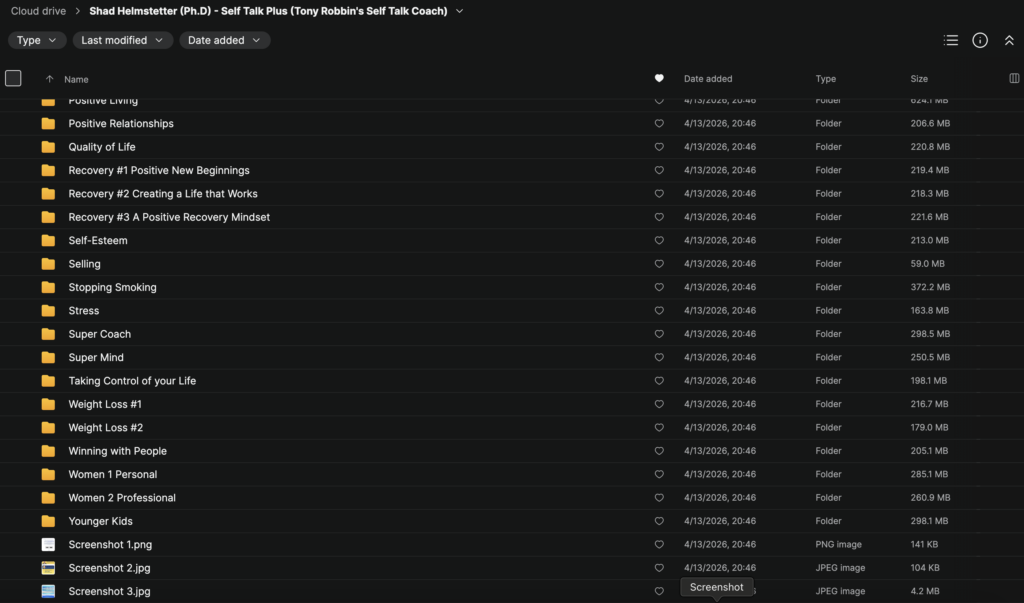 Shad Helmstetter (Ph.D) – Self Talk Plus (Tony Robbin’s Self Talk Coach)