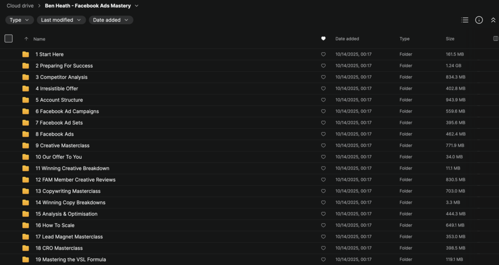 Ben Heath – Facebook Ads Mastery