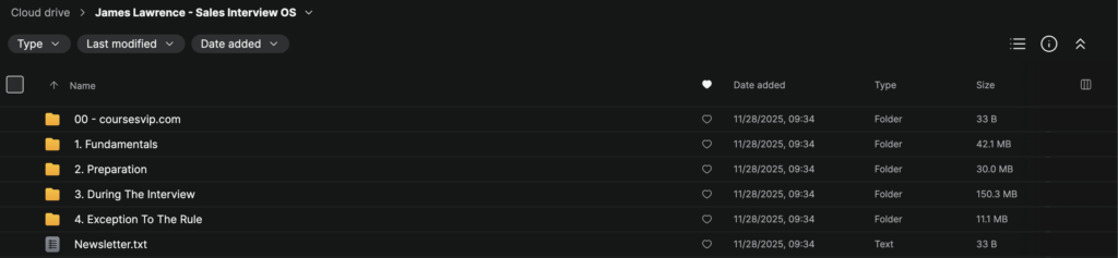 James Lawrence – Sales Interview OS