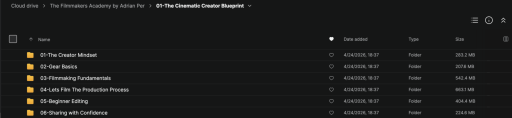 Adrian Per – The Filmmakers Academy