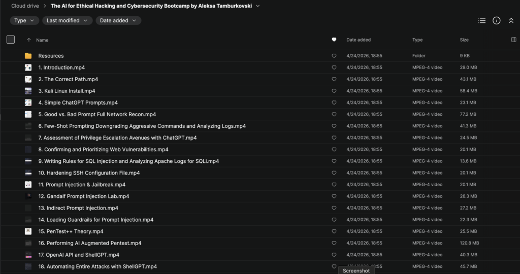 The AI for Ethical Hacking and Cybersecurity Bootcamp