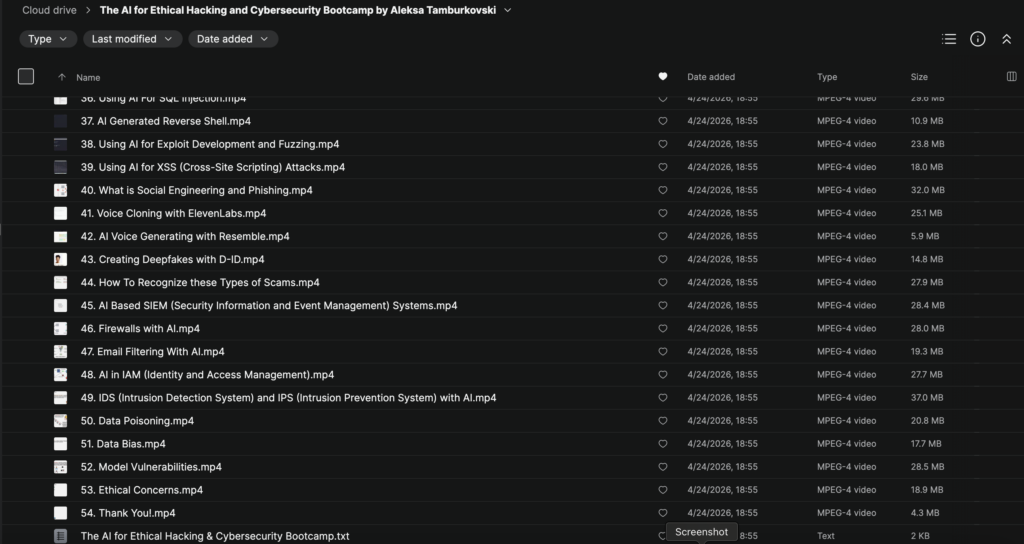 The AI for Ethical Hacking and Cybersecurity Bootcamp