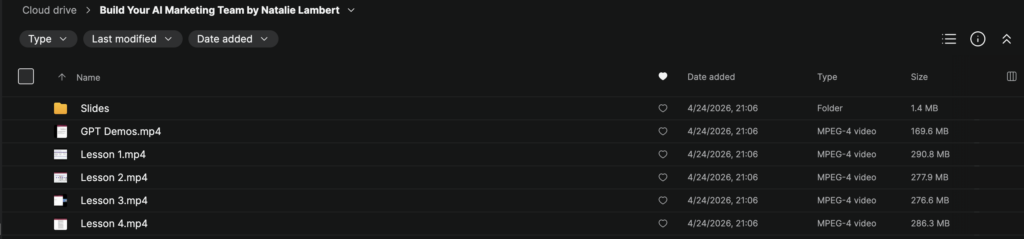 Build Your AI Marketing Team by Natalie Lambert