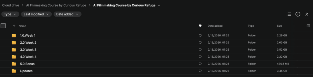 AI Filmmaking Course by Curious Refuge